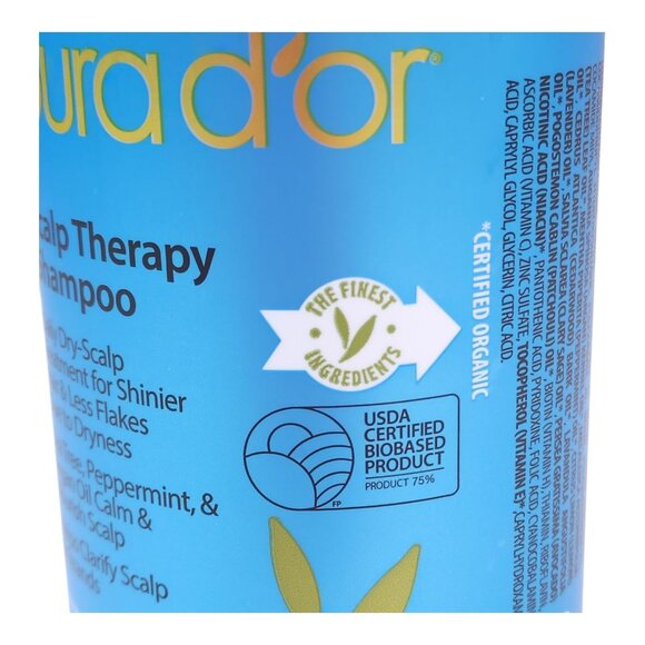 Pura DOr Scalp Therapy Shampoo 24 fl oz Daily Dry Scalp Treatment Less Flakes - Picture 3 of 7